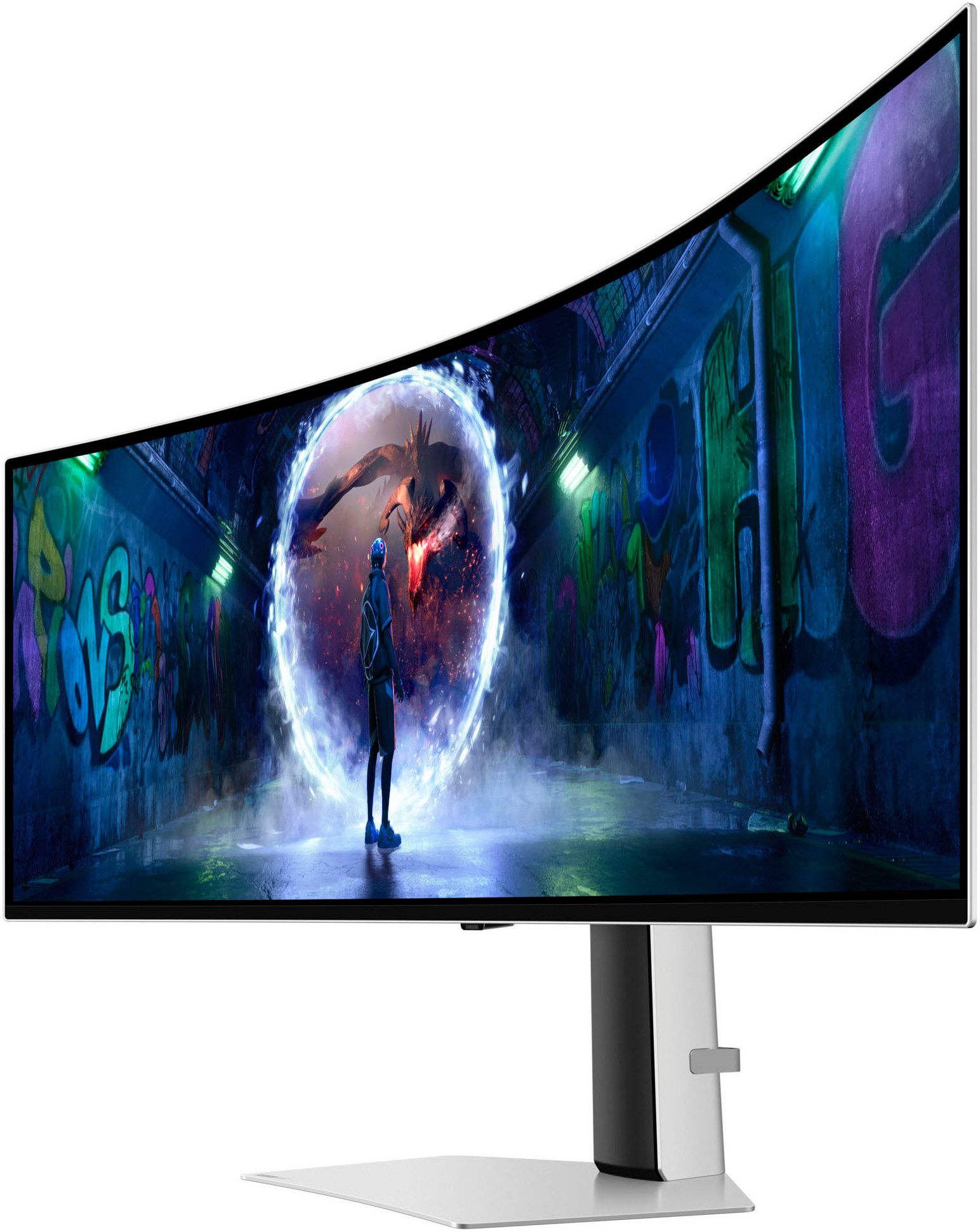 Samsung S49DG934SU Curved-Gaming-OLED-Monitor (124 cm/49 ", 5120 x 1440 px, DQHD, 0,03 ms Reaktionszeit, 240 Hz, OLED)