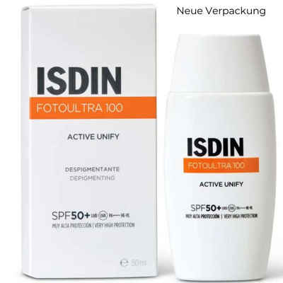 Isdin Tagescreme ISDIN Sonnenschutzcreme Fotoultra Active Unify Packung, 1-tlg., LSF 50+