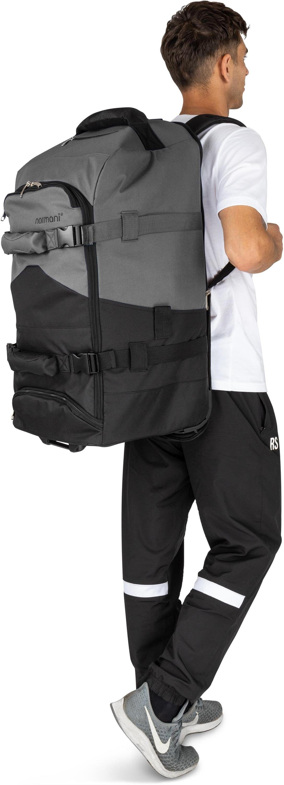 normani Reisetasche Reisetasche mit Rollen und Rucksackfunktion, Reise-Trol günstig online kaufen
