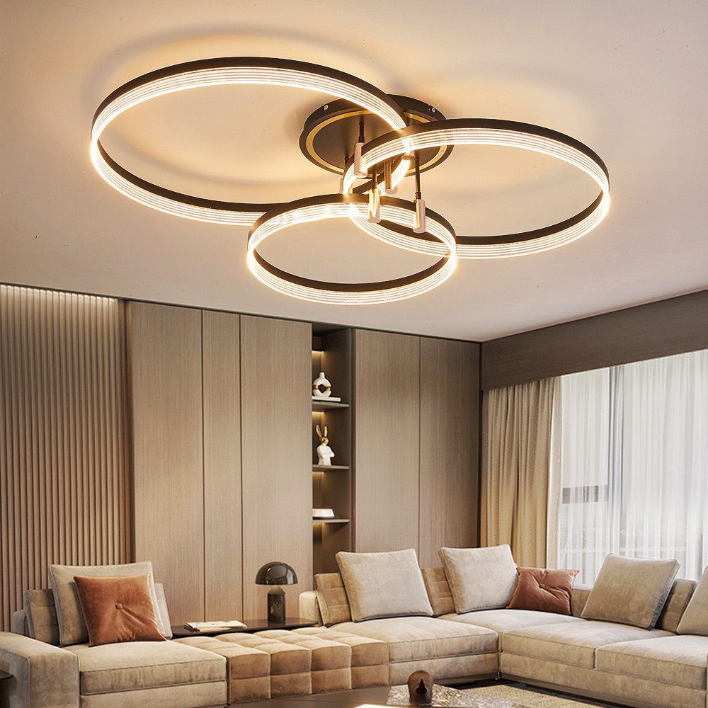 Euroton LED Deckenleuchte LED Deckenleuchte Fernbedienung Lichtfarbe/Hellig günstig online kaufen