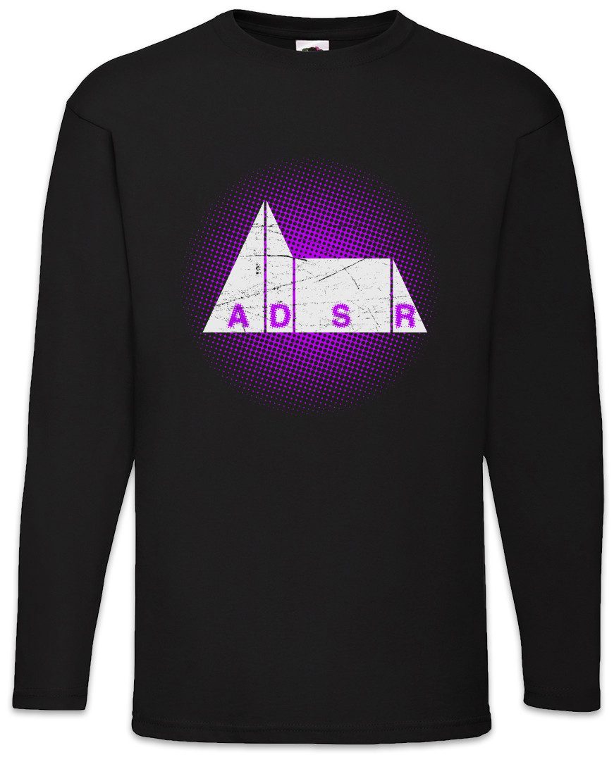 Langarmshirt Synthesizer ADSR III Langarm T-Shirt Electro Techno LFO Musik Music DJ
