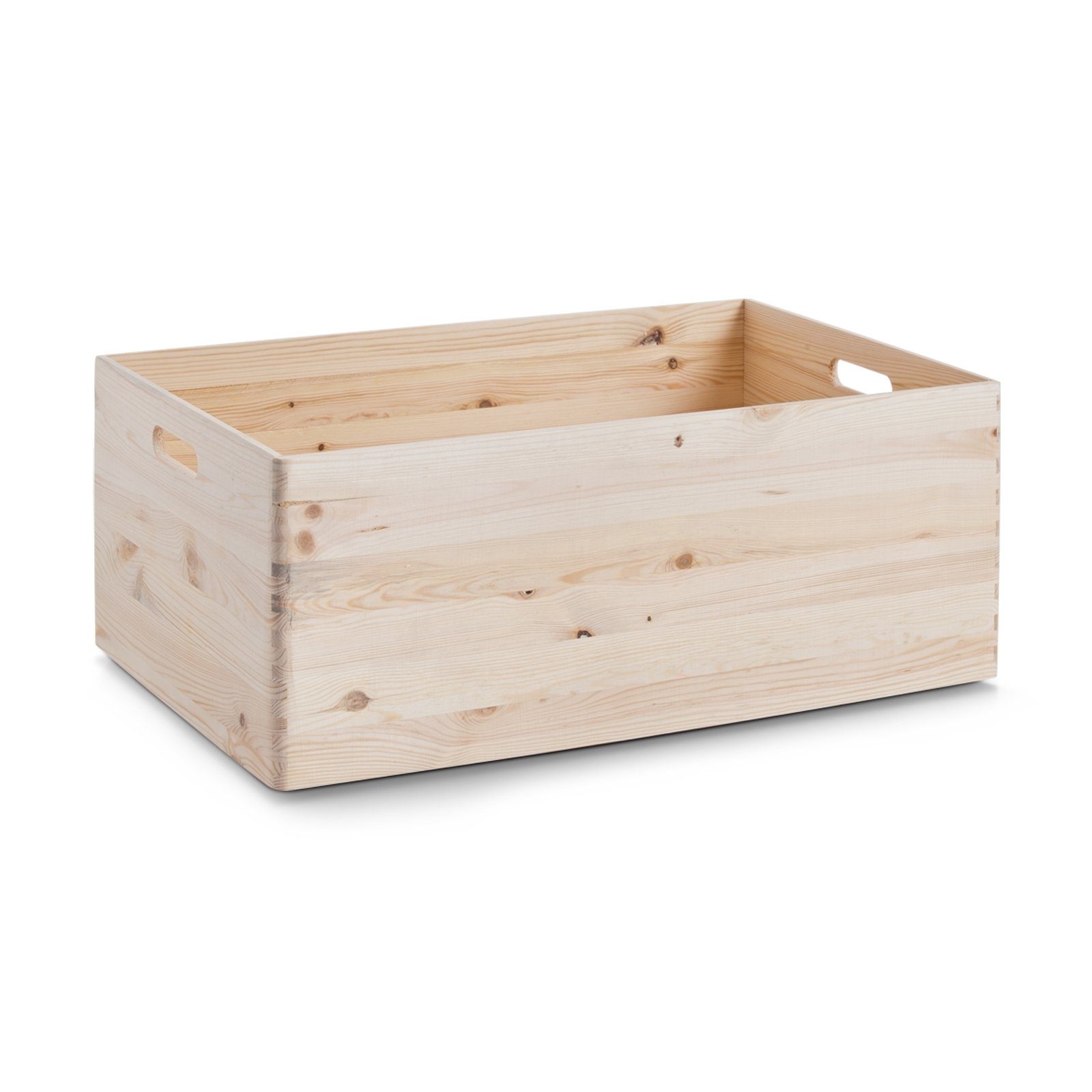 HTI-Living Aufbewahrungsbox Allzweckkiste Nadelholz (Stück, 1 St., 1 Kiste aus Kiefernholz), Holzkiste Aufbewahrungsbox