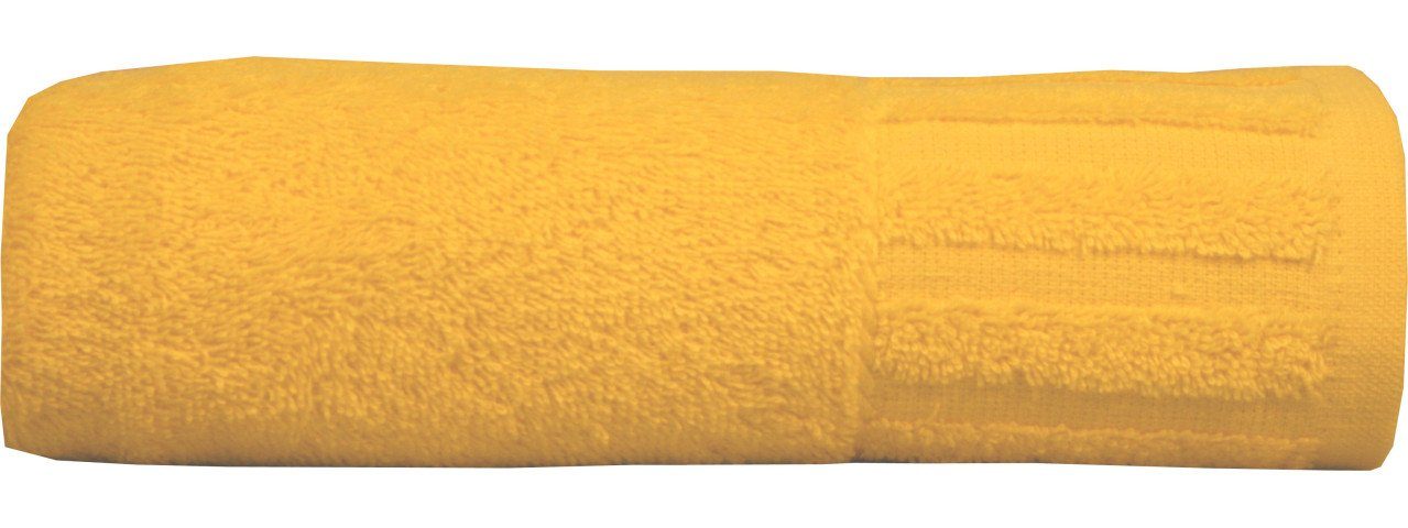Seestern Handtücher Gästetuch uni gelb gelb, 30 x 50 cm