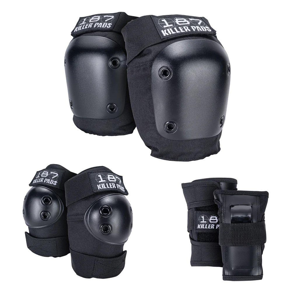 187 KillerPads Protektoren-Set 187 Killer Pads Six Pack Knie Hand Ellenbogenschoner schwarz L/XL