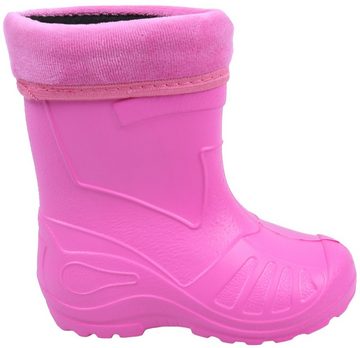 Sarcia.eu Dunkelpinke, gefütterte Kinder-Gummistiefel KOLMAX 32 EU Hausschuh