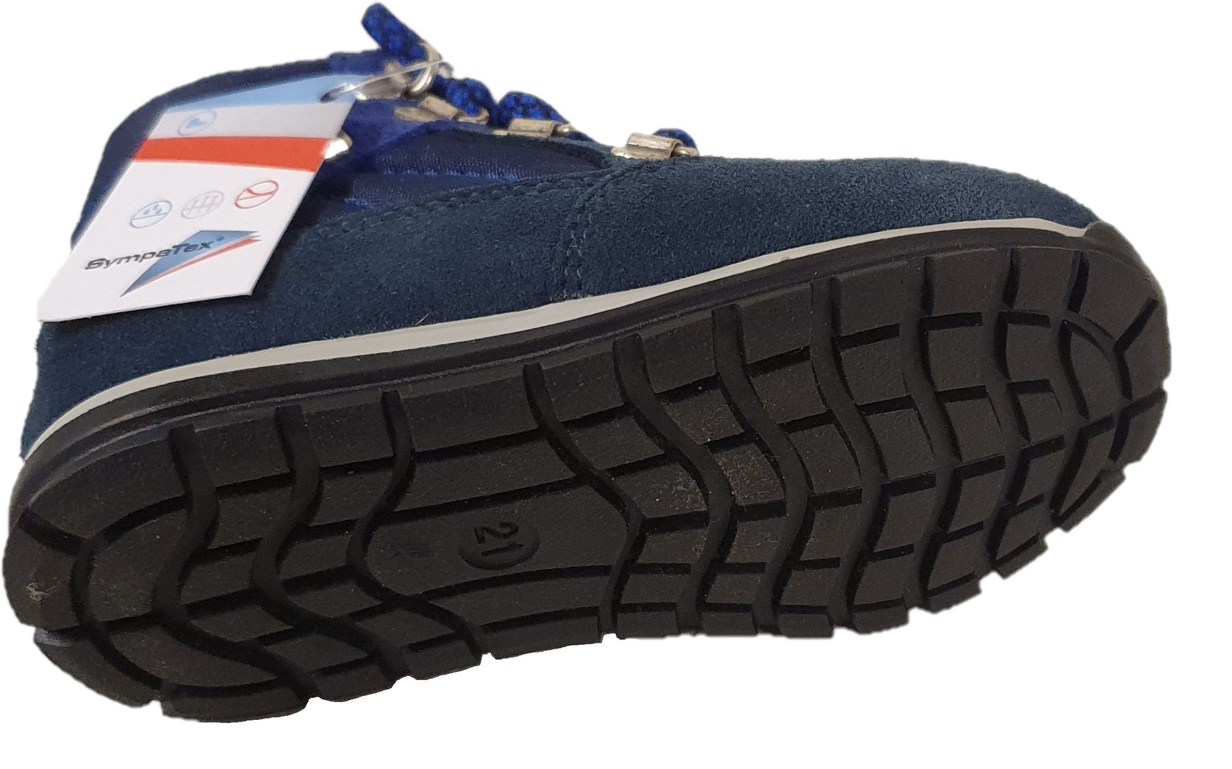 Däumling Kinderschuhe MID 110061 Sympatex wasserdicht blau Schnürschuh wasserdicht