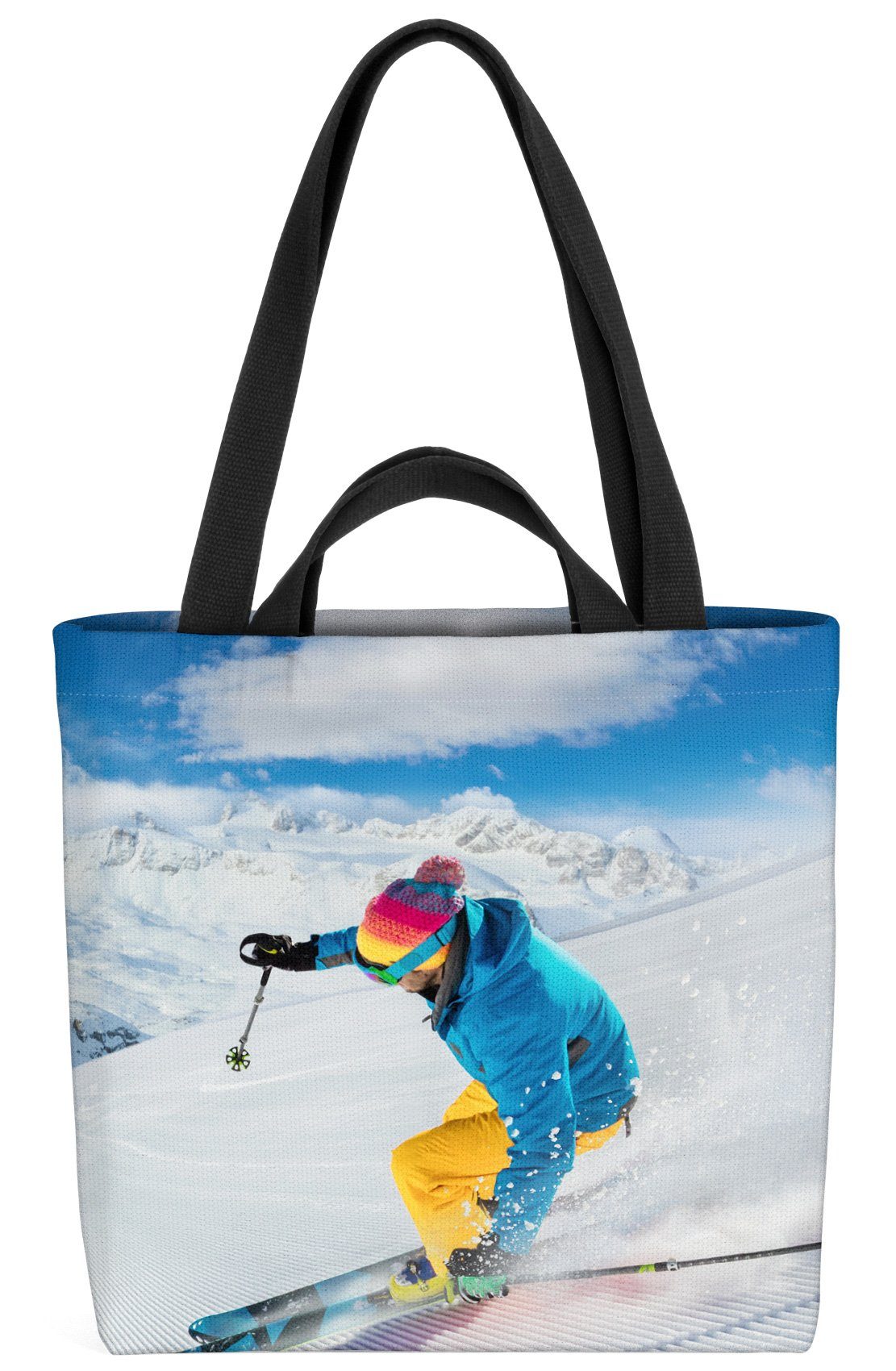 (1-tlg), fahren Ski Sport Ski Winter Henkeltasche Alpen VOID Wintersport Urlaub Schnee Skifahren
