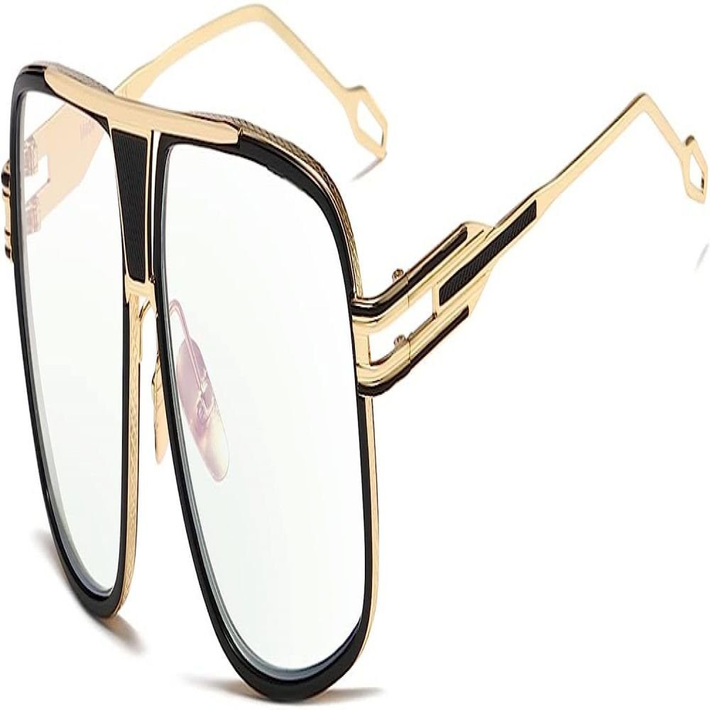 Jormftte Sonnenbrille Polarisierte Sonnenbrille für Damen und Herren Retro,modisch UV400 Transparent