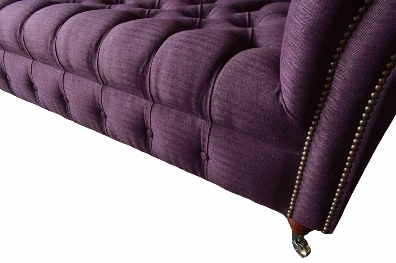 JVmoebel Sofa Chesterfield Sitz Sitzer Couch 3 In Made Sofa Stoffsofa 3er Polster Sofas Europe Neu