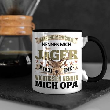 Trendation Tasse Opa Jäger Tasse Geschenk Jagd Geschenkidee für besten Jäger Opa Vatert