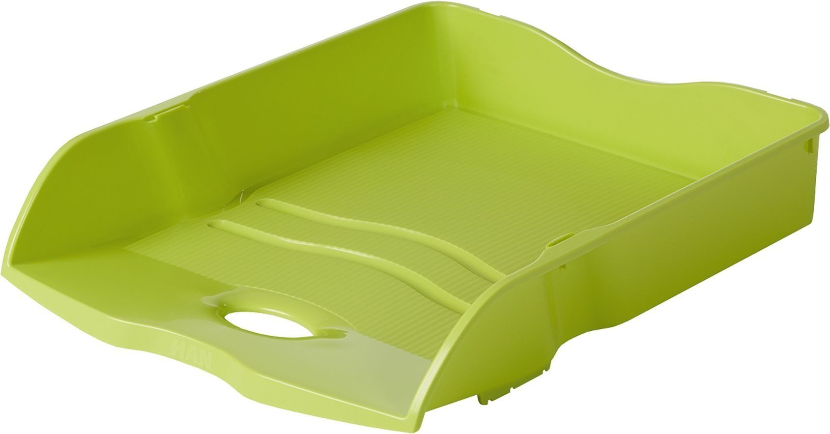 HAN Briefablage Briefablage Re-Loop A4/C4 RC-Kunststoff stapelbar lemon Packung mit 6