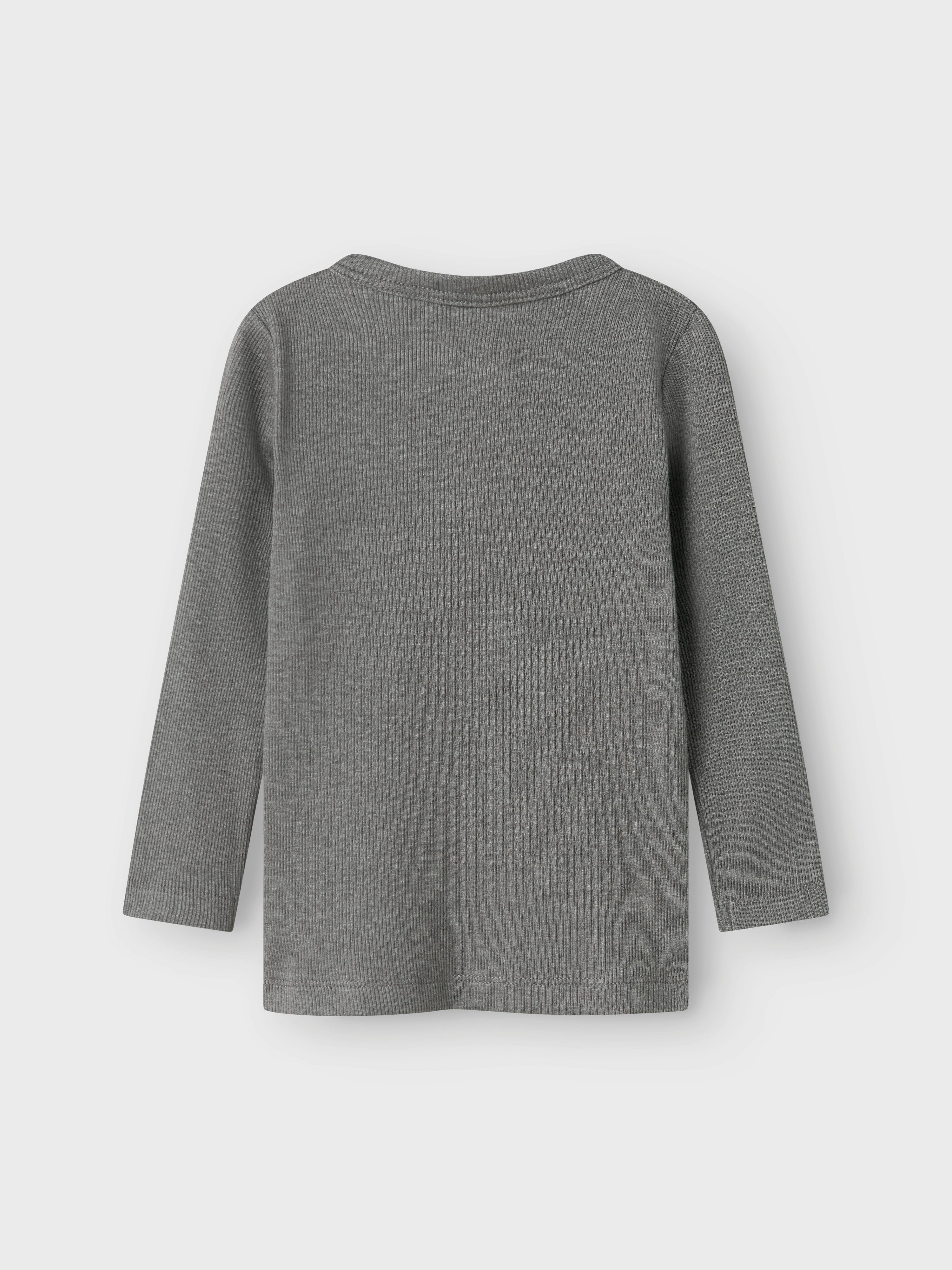 Name It Langarmshirt NMMKAB LS TOP NOOS Im Henley-Stil - mit kurzer Knopfleise, normal geschnitten