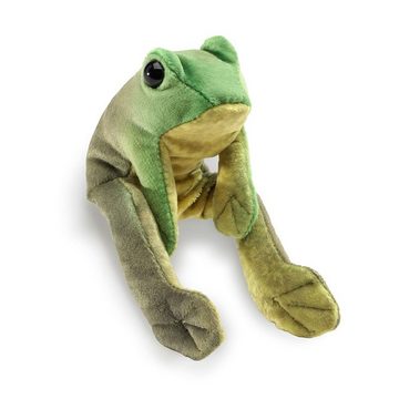 Folkmanis Handpuppen Fingerpuppe Folkmanis Fingerpuppe Mini Frosch, sitzend 2780 (Packung)