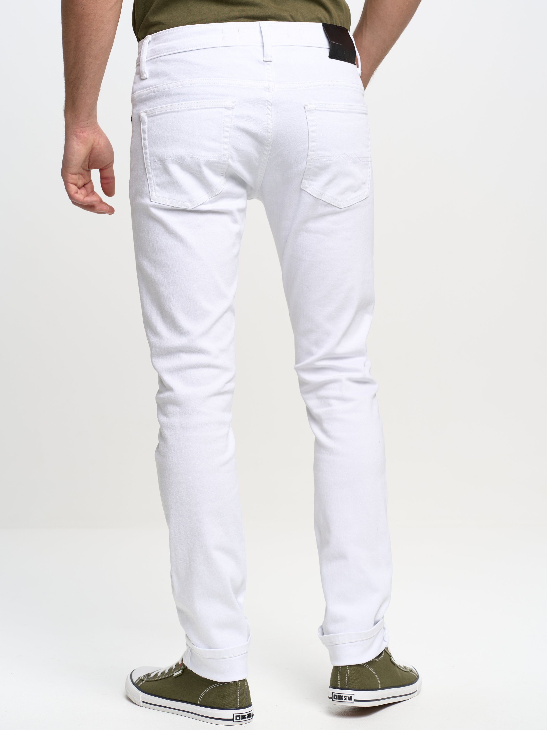 Skinny-fit-Jeans STAR BIG WEIß (1-tlg) JEFFRAY