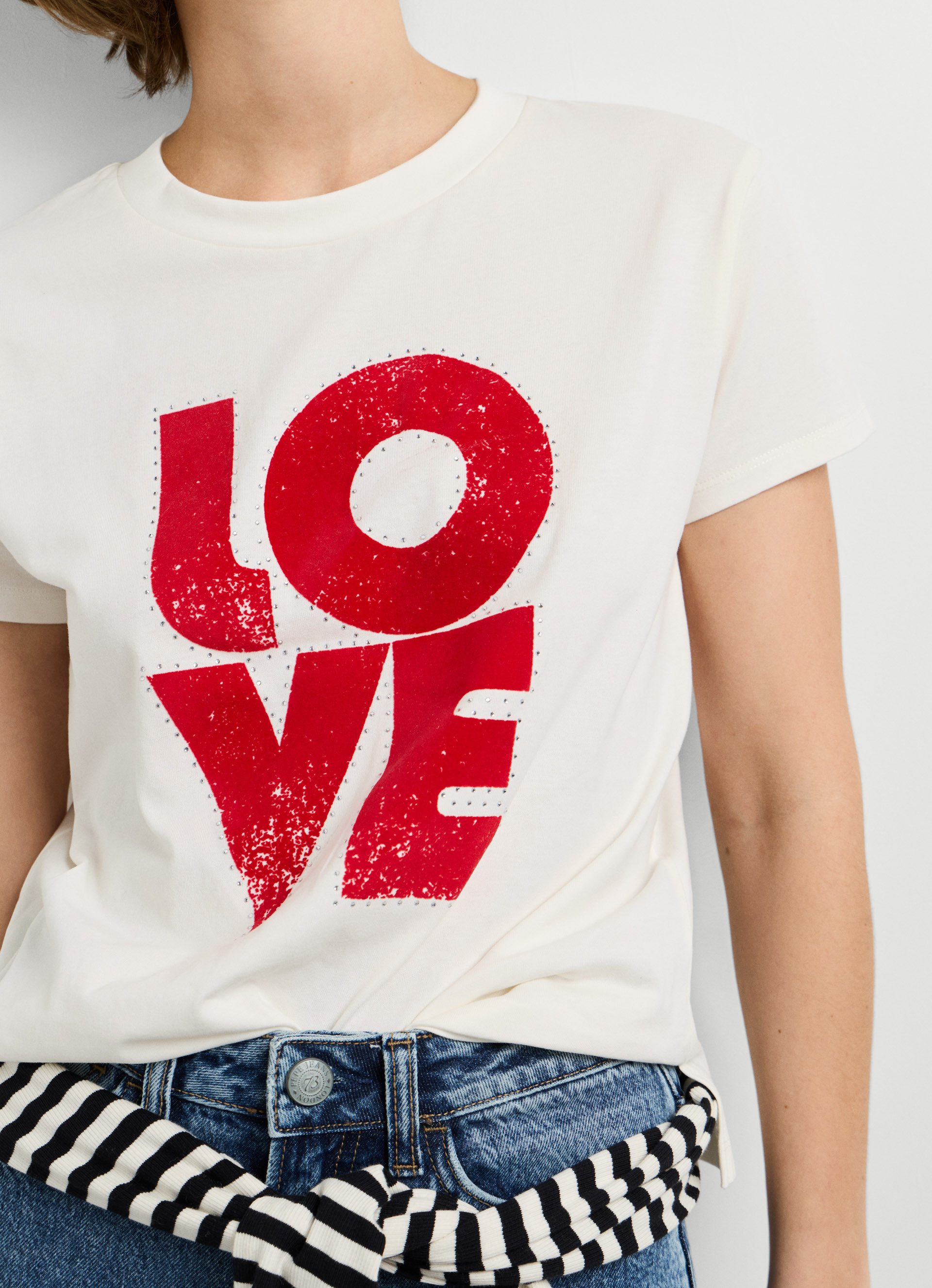 Pepe Jeans T-Shirt BEATRISA mit Frontprint, Rundhals – Bild 4 von 5