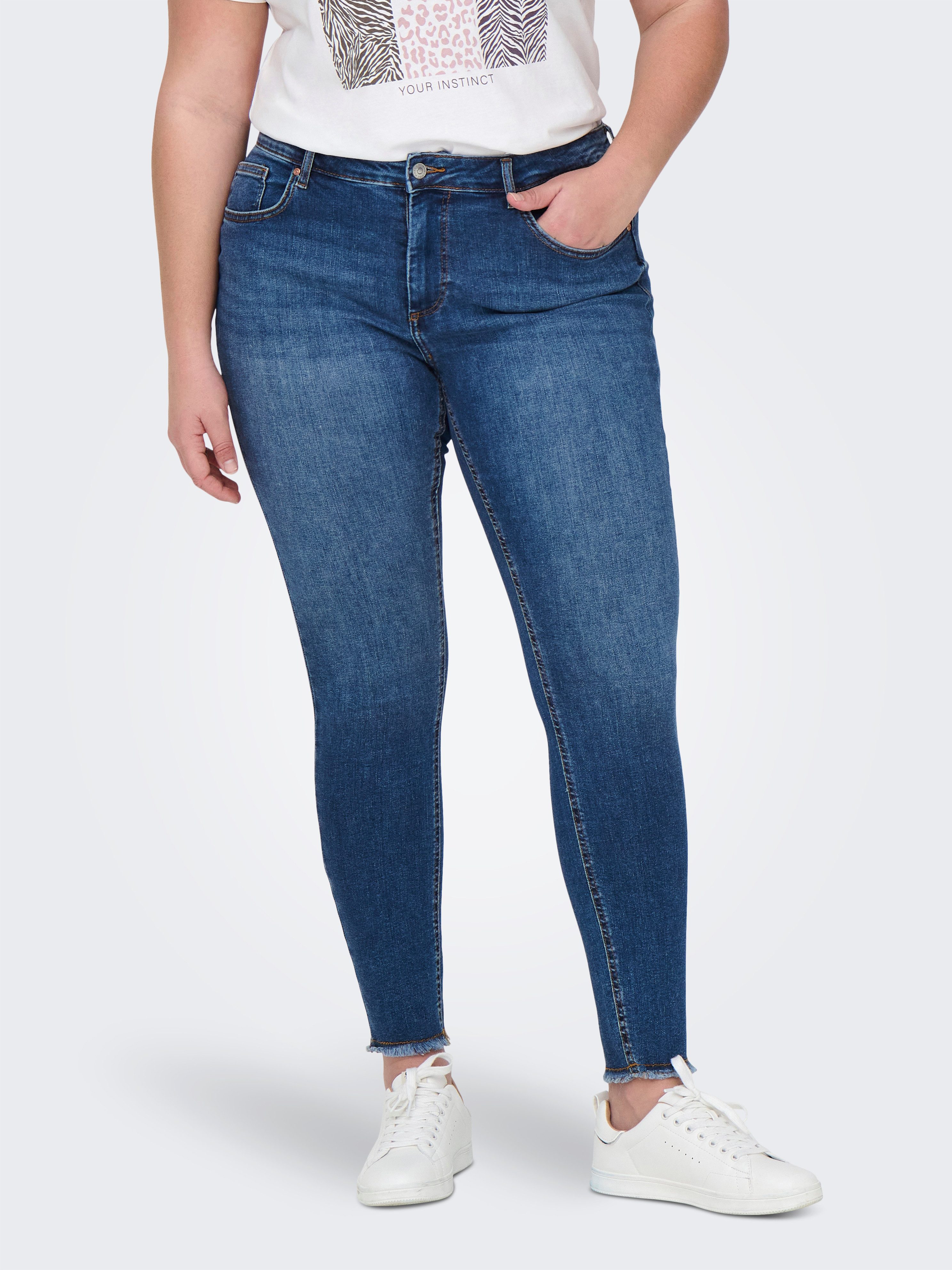 ONLY CARMAKOMA Skinny-fit-Jeans CARWILLY REG SK ANK RW DNM TAI263 NOOS