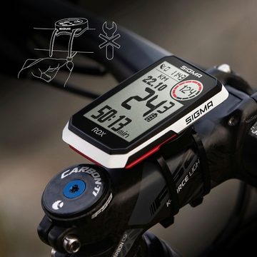 SIGMA SPORT Fahrradcomputer Rox 4.0 GPS Bike Computer Navi Fahrradtacho Komoot