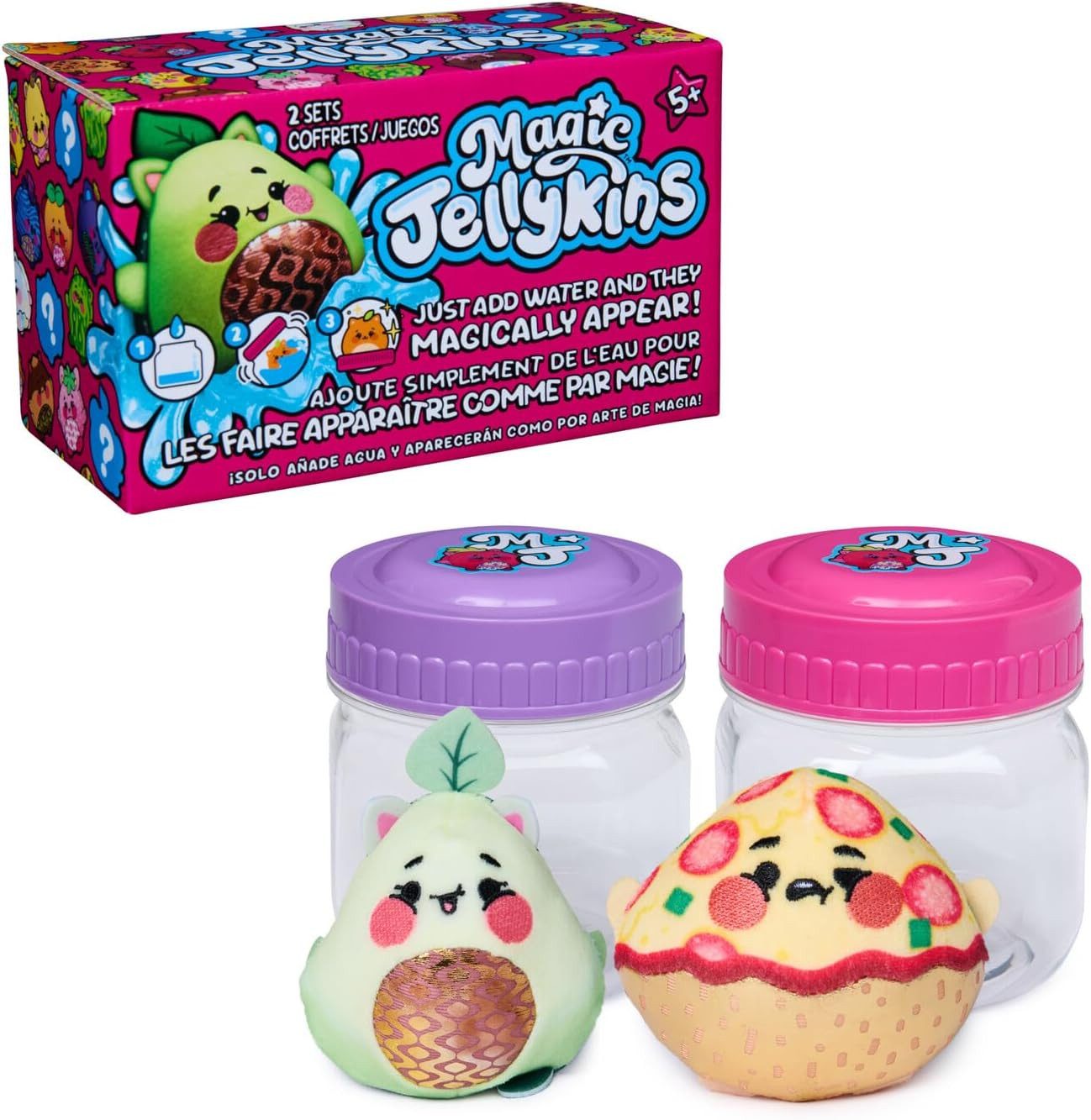 Spin Master Spiel Magic JellyKins 2er-Pack – je 1 von 20 Figuren, zufällig
