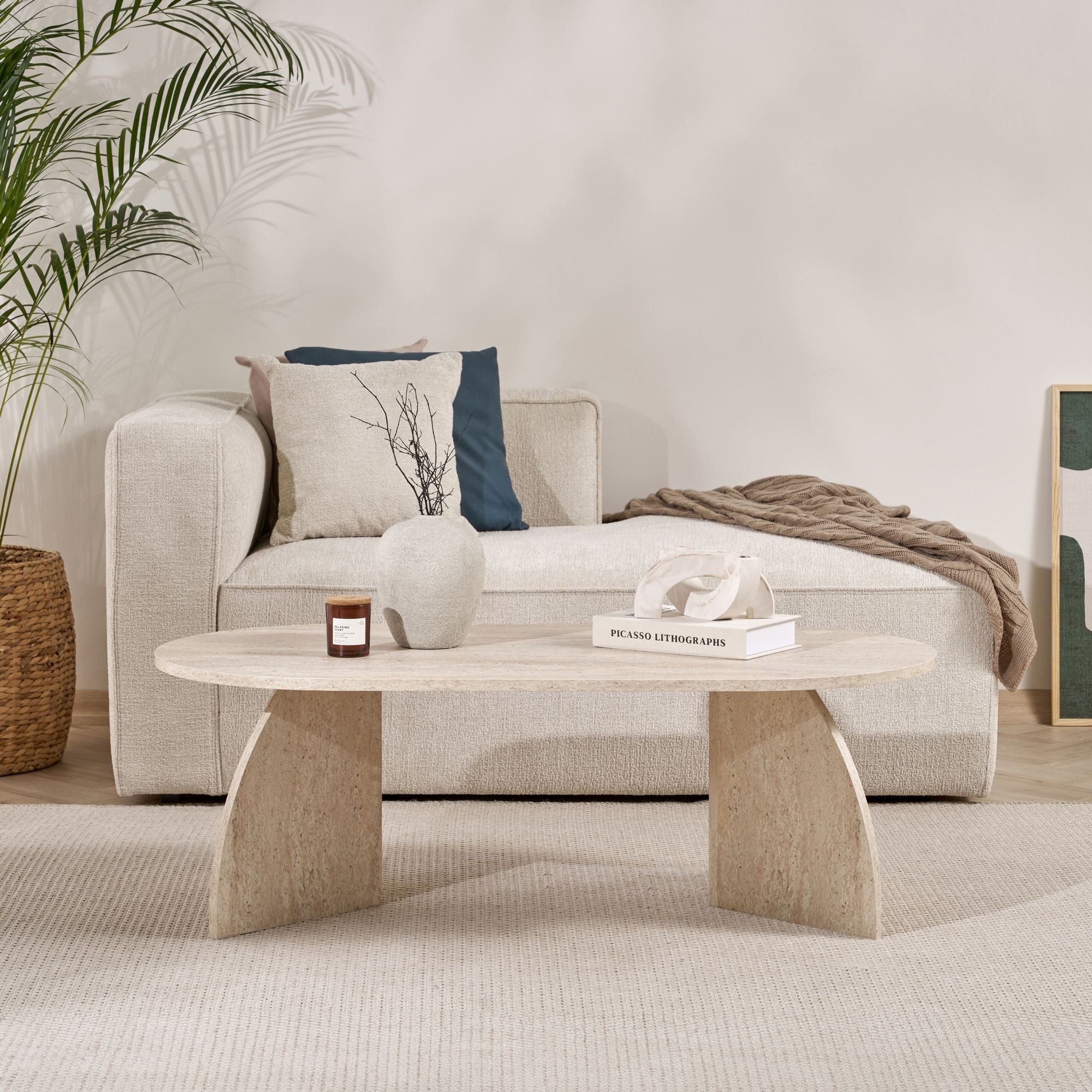 Skye Decor Couchtisch Melina B : 120 H : 40 T : 60 Cm (Packung, 1-St., 1 Couchtisch), Melaminbeschichtet 18 mm Plattenstärke
