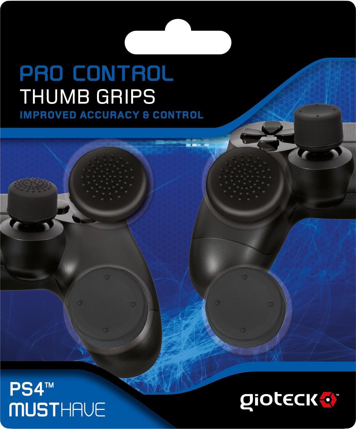 Gioteck Controller Caps Gioteck Pro Control Thumb Grips Analogstick Kappen für PS4 Dualshock, Joystick