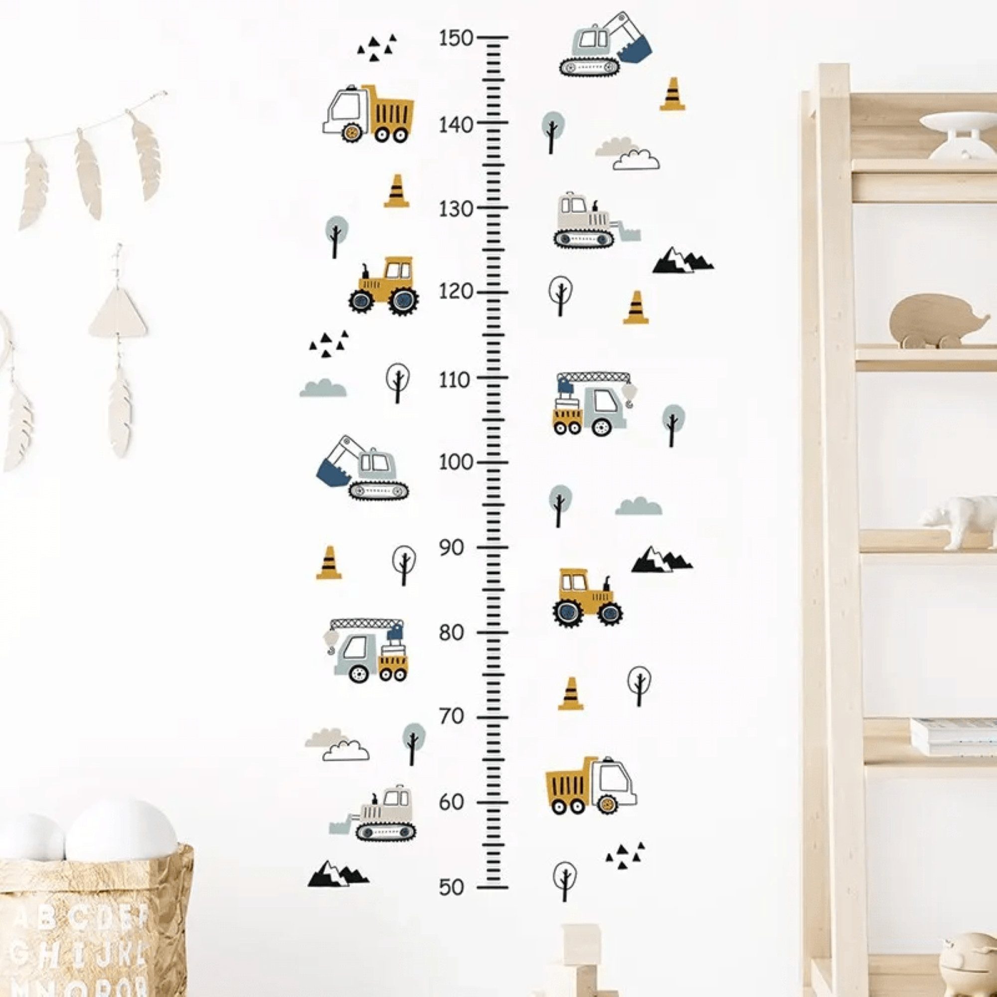 Montegoni Wandsticker Kinder-Wandsticker (LKW, Baum, Wolken, günstig online kaufen