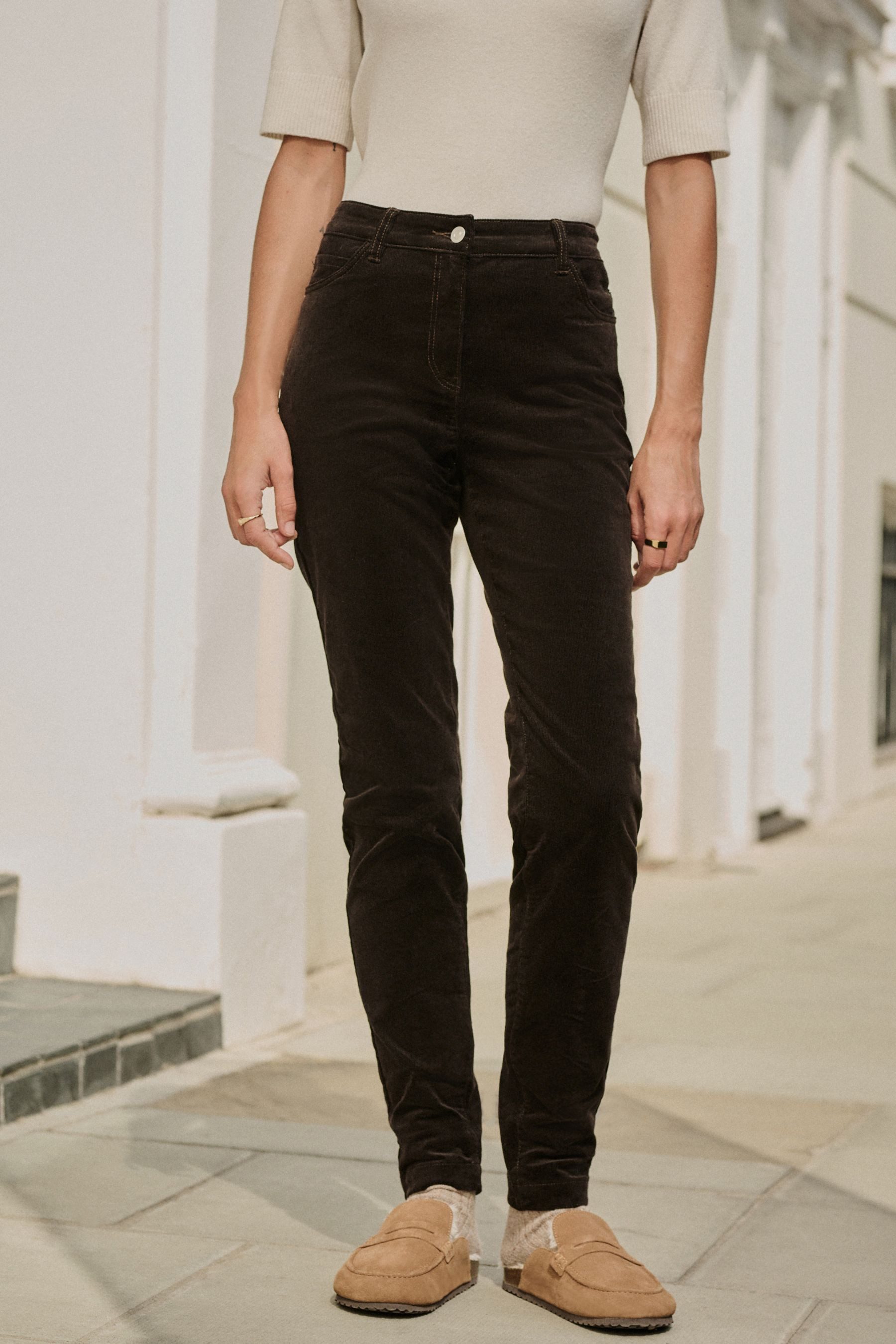 Next Skihose Cordhose im Skinny Fit (1-tlg)