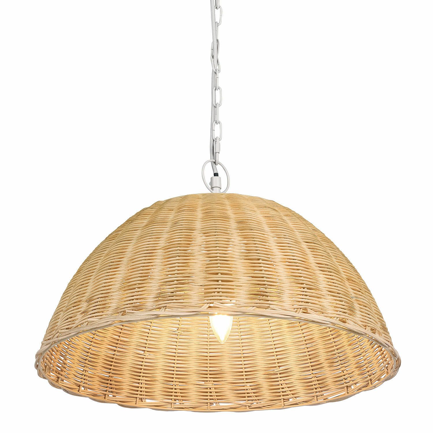 Mirabeau Hängeleuchten Hängelampe Santorano beige