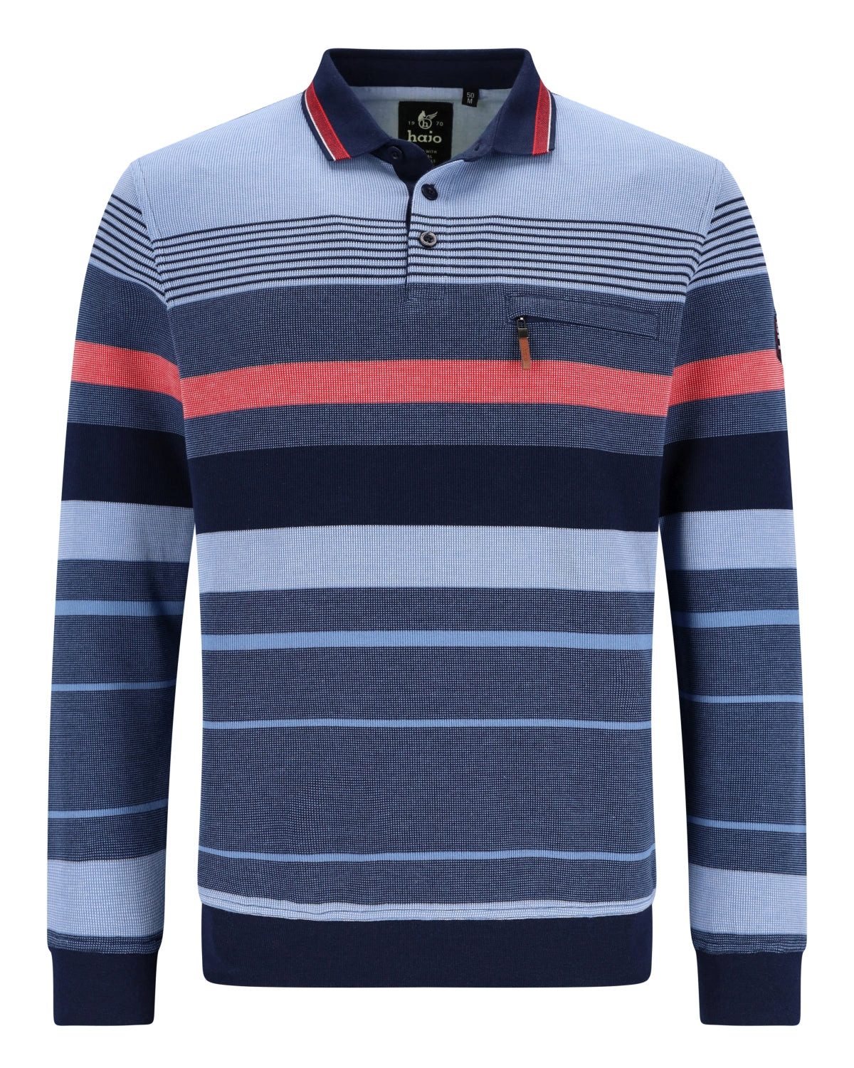 Hajo Sweatshirt Gestreiftes Sweatshirt in stay fresh-Qualität