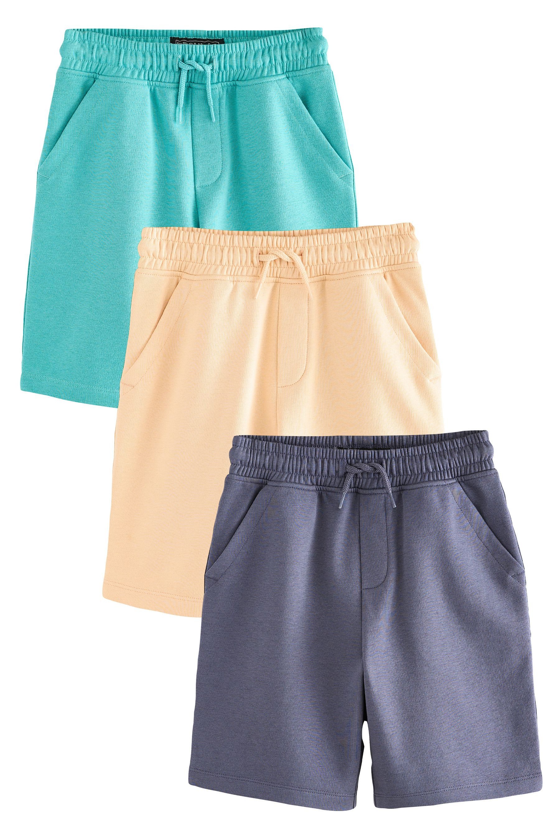 Next Sweatshorts Regular Fit Basic-Shorts, 3er-Pack günstig online kaufen