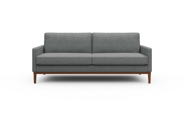 moebelfaktor Sofa Bodo 3-Sitzer, Retro-Design, elegante Linien, stabile Hol günstig online kaufen