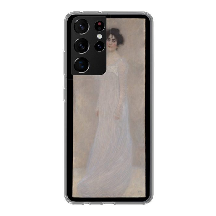 MuchoWow Handyhülle Porträt von Serena Lederer - Gustav Klimt Gemälde Phone Case Handyhülle Samsung Galaxy S21 Ultra Silikon Schutzhülle