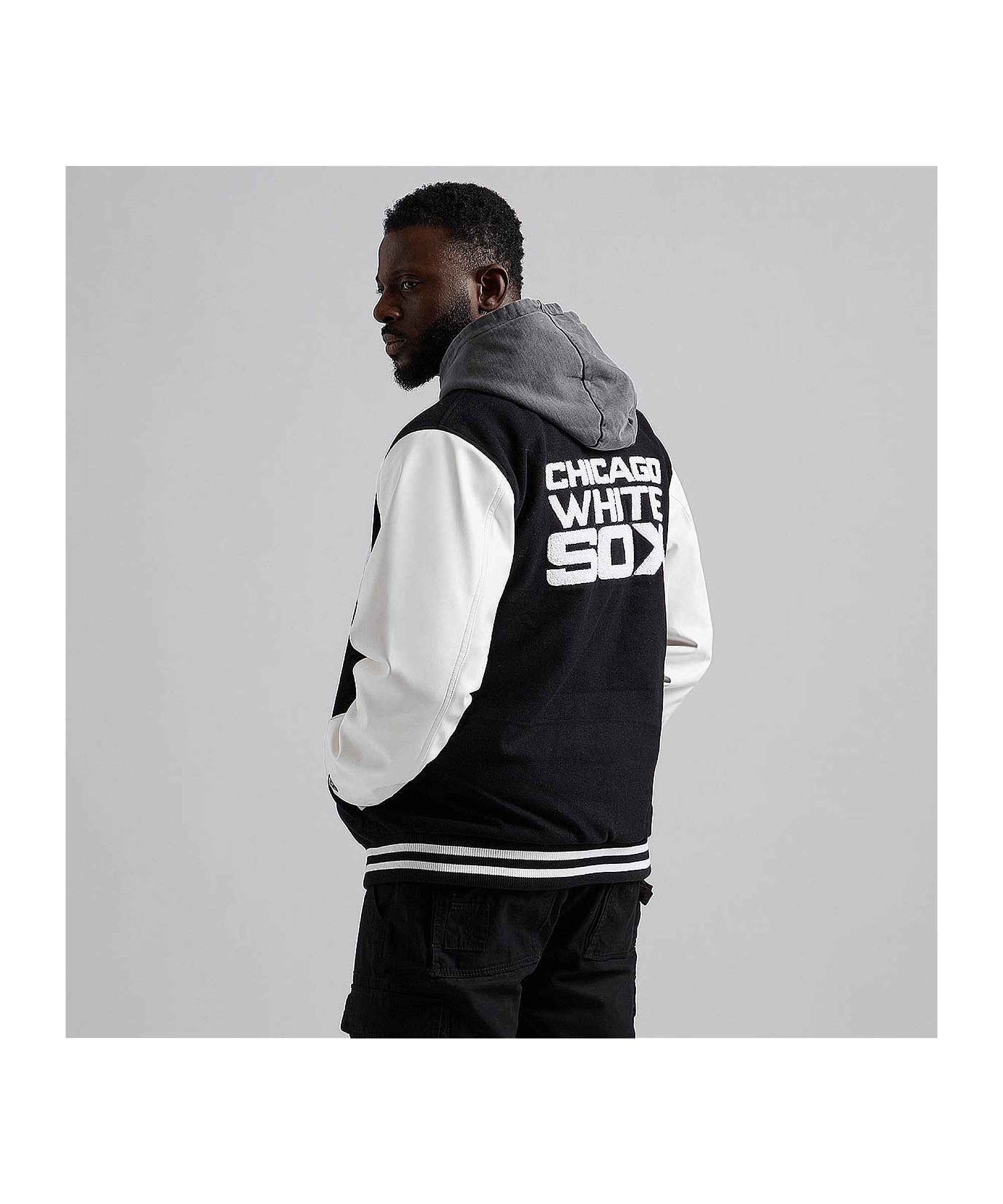 New Era Sweatjacke New Era Chicago White Sox Varsity Jacke Baumwolle