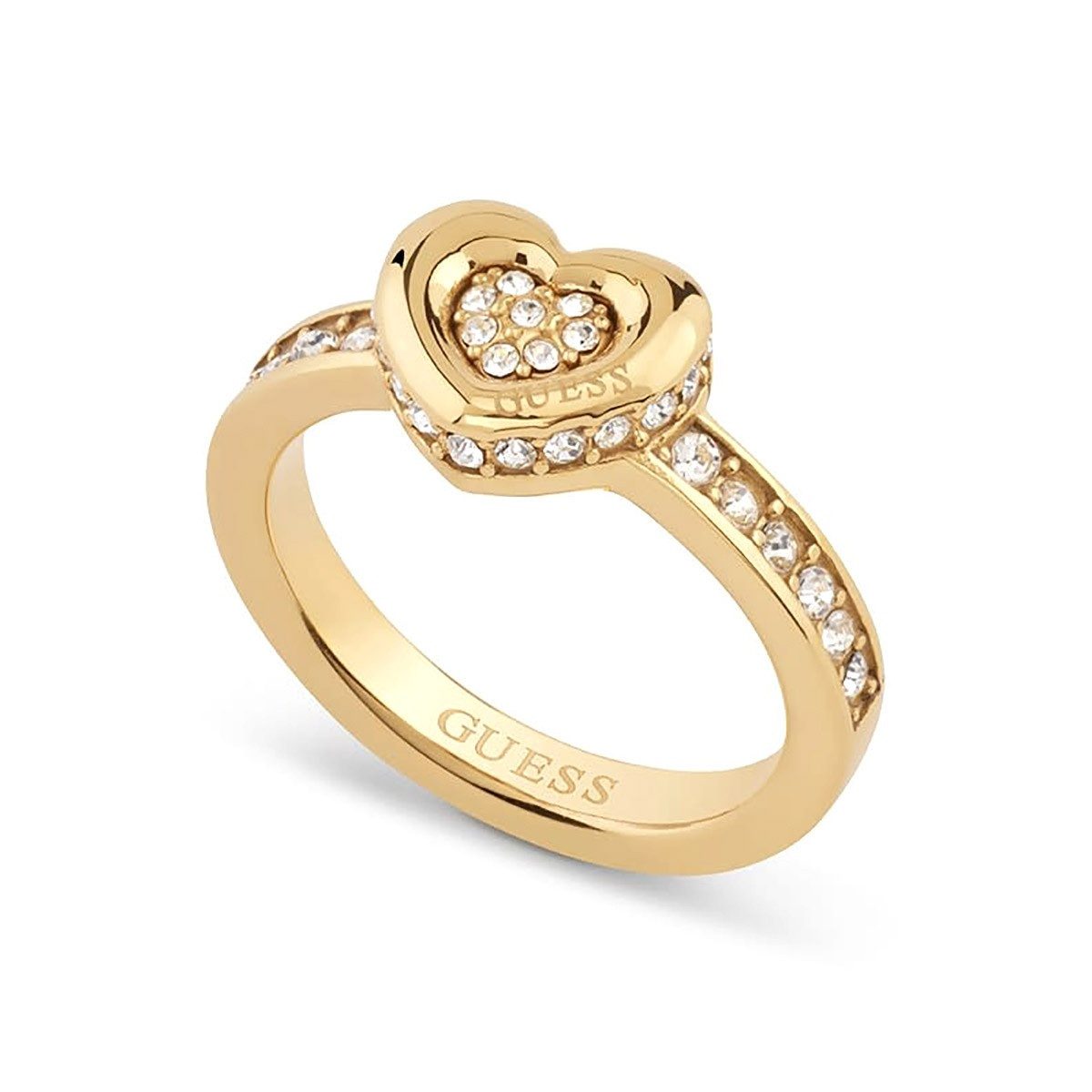 Guess Fingerring DamenPave Goldfarben