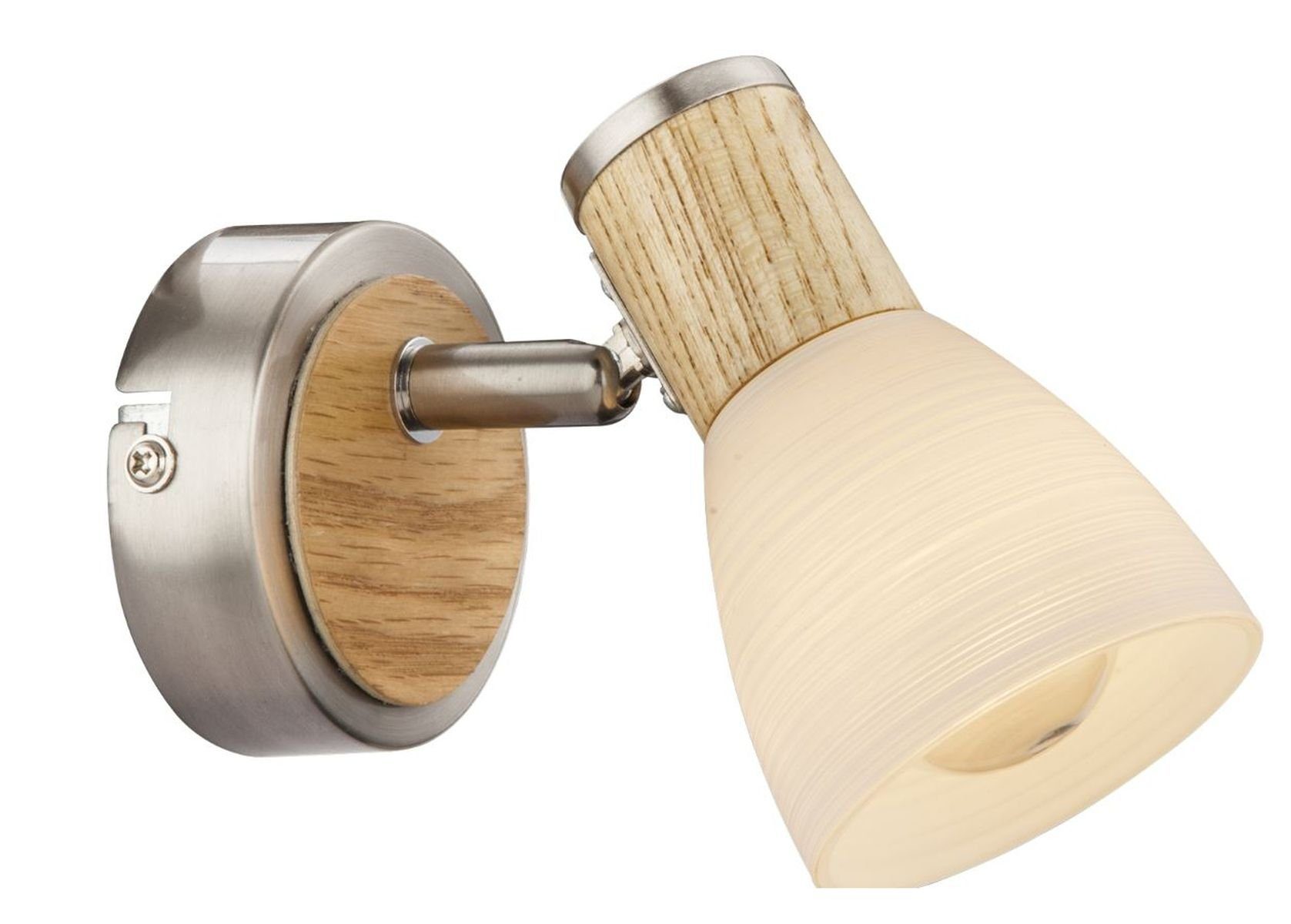 Wandleuchte Wandleuchte Holz Globo 54352-1 Flur Wandstrahler Innen Wandlampe Globo Optik