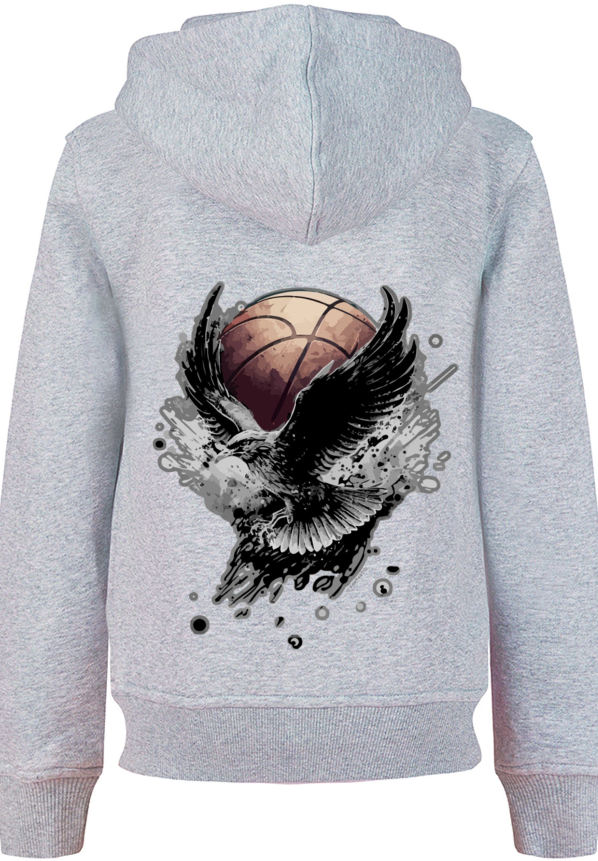 grey Adler F4NT4STIC Kapuzenpullover Print Basketball heather