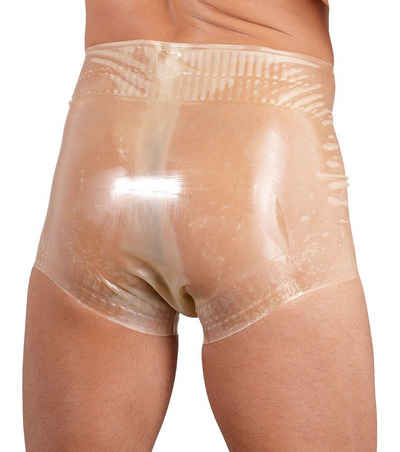 SMASH ME Inkontinenzboxer »LATE X Windelslip für Erwachsene in Latex, transparent«