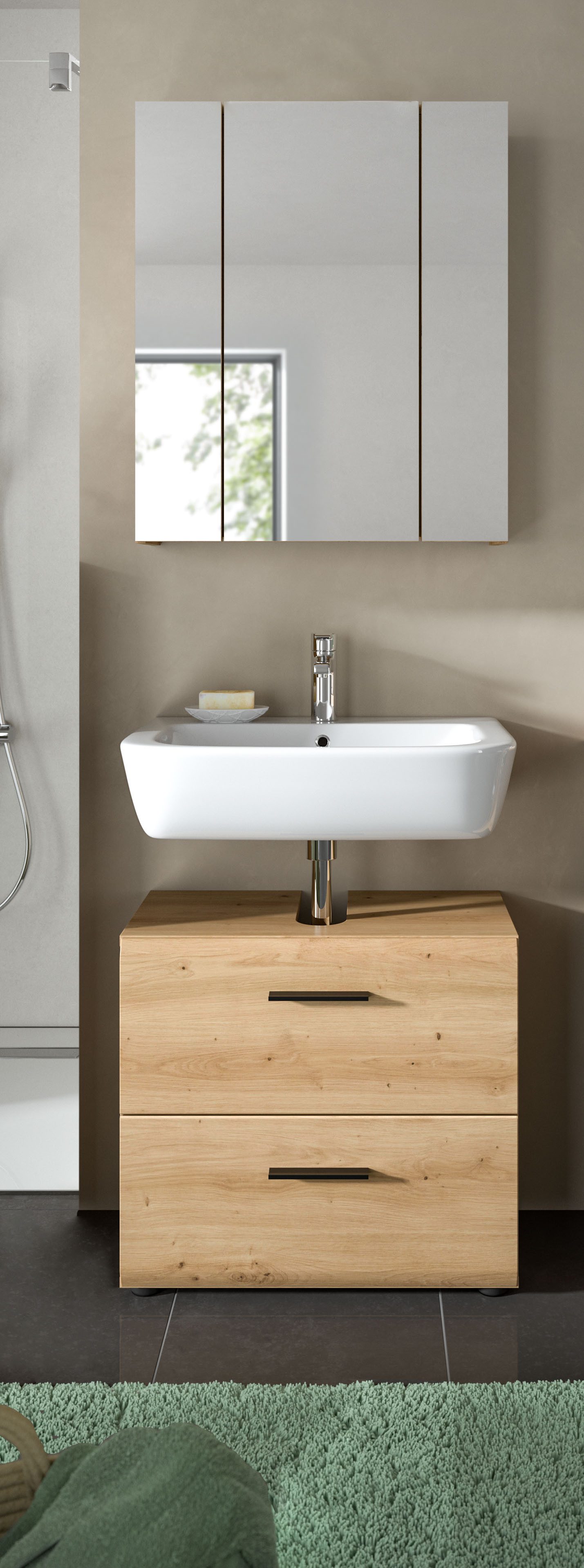 INOSIGN Badmöbel-Set FLORENZ, TOPSELLER!, 2-teilige Badkombination, hochwer günstig online kaufen