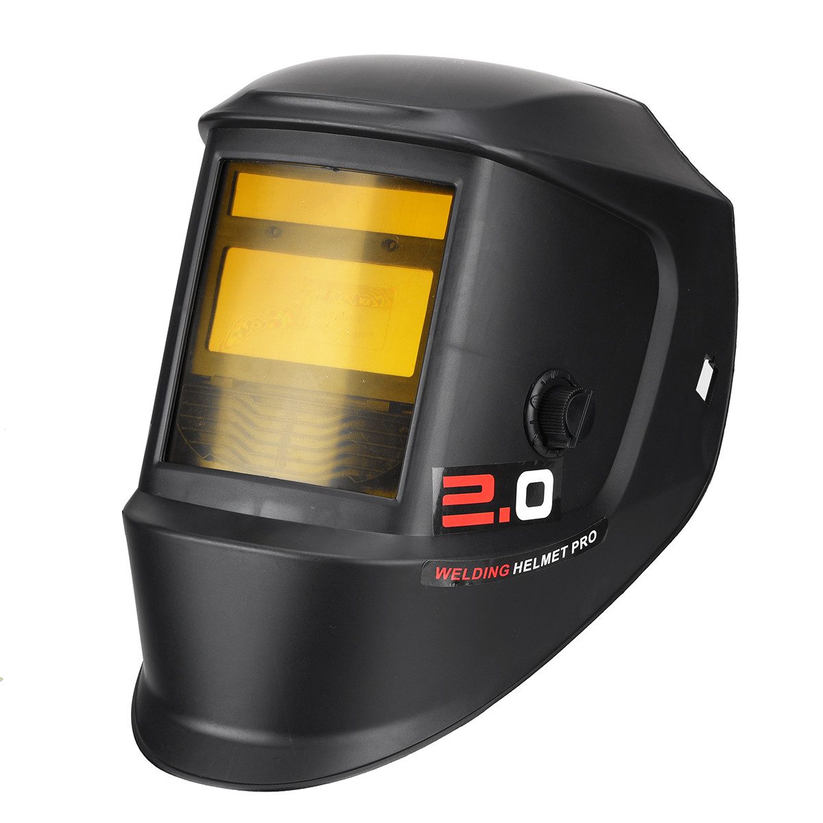 Insma Schweißhelm Automatischer Schweißhelm mit Echtfarbenansicht, UV-Schutz (1/1/1/1 Optik, 2 Lichtbogensensoren, DIN 9-13), TIG/MIG/Stick & Schleifen