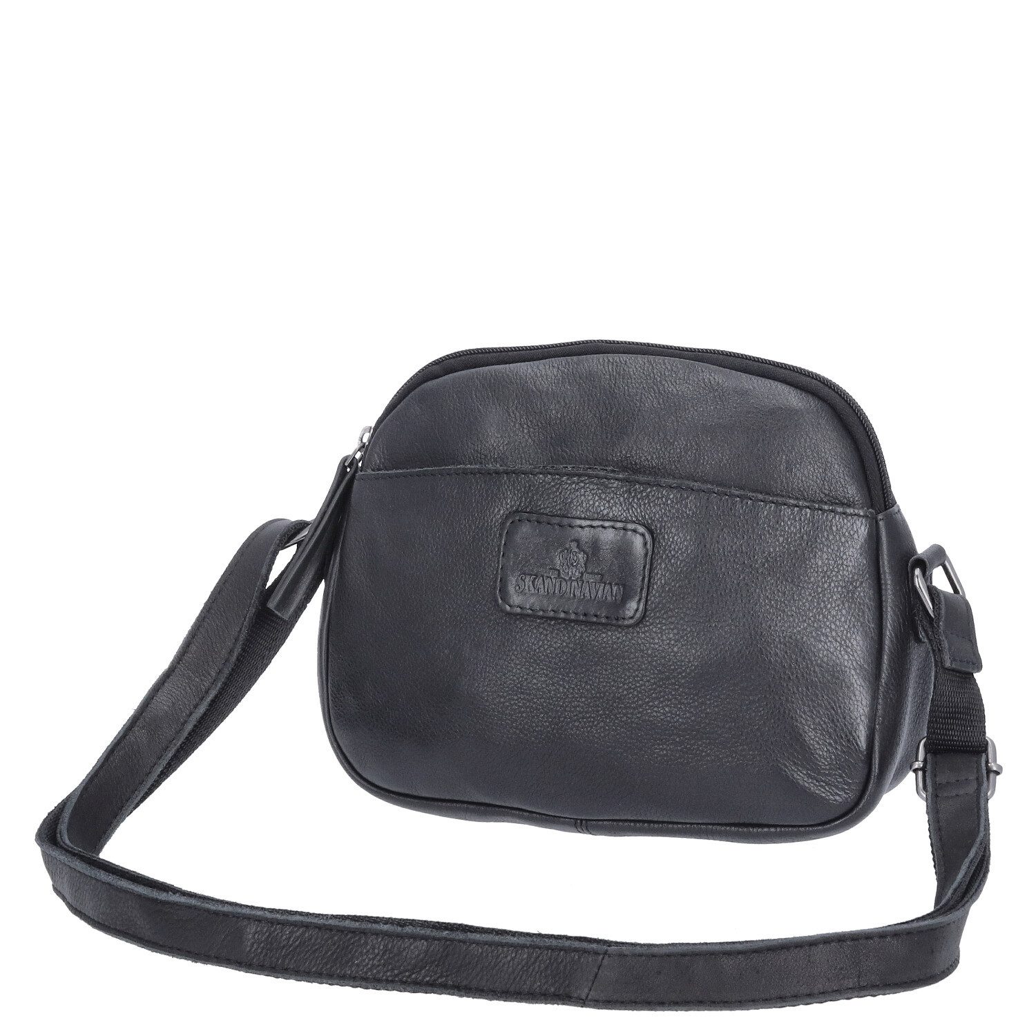 The Skandinavian Brand Umhängetasche The Skandinavian Brand Damen Leder Umhängetasche Black (1-tlg)