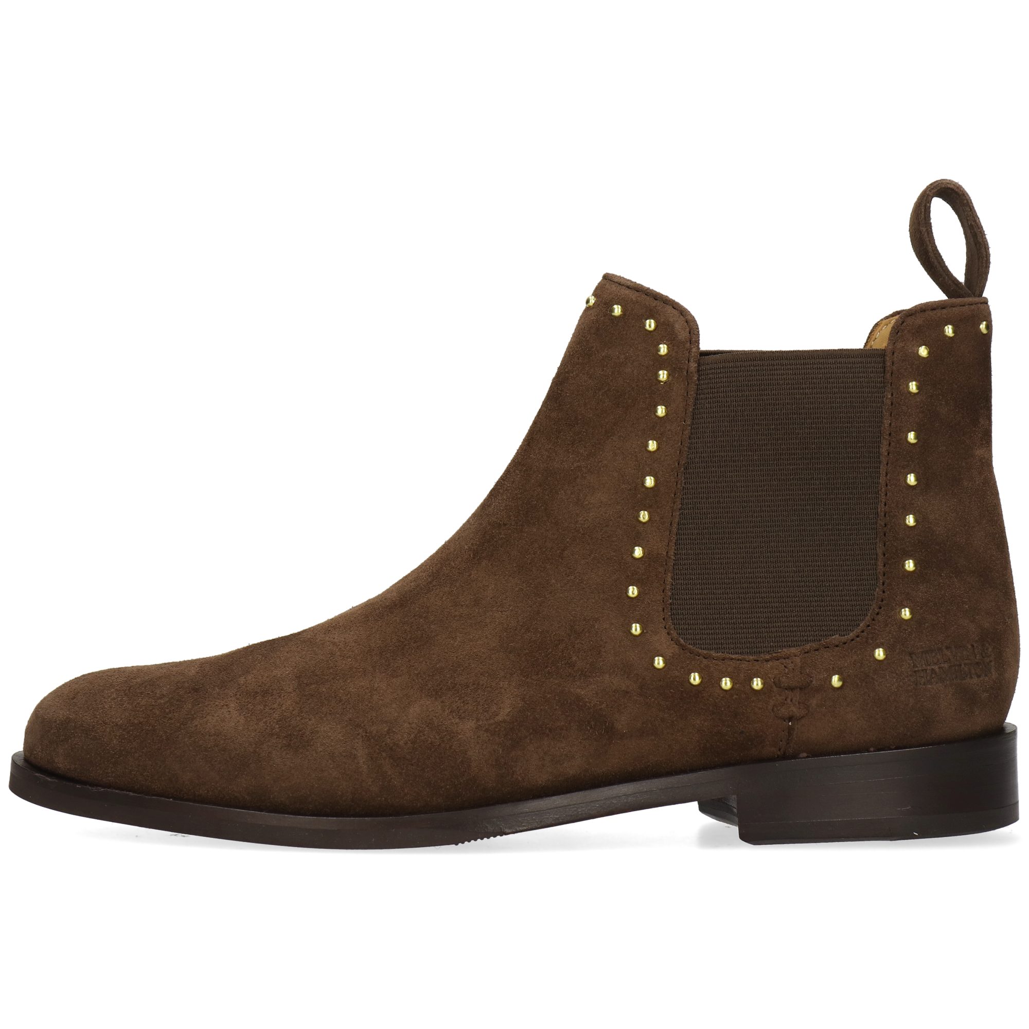 Melvin & Hamilton Susan 37 Leder-Chelsea Boots für Damen Stiefelette Flache Absätze, Echtes Leder