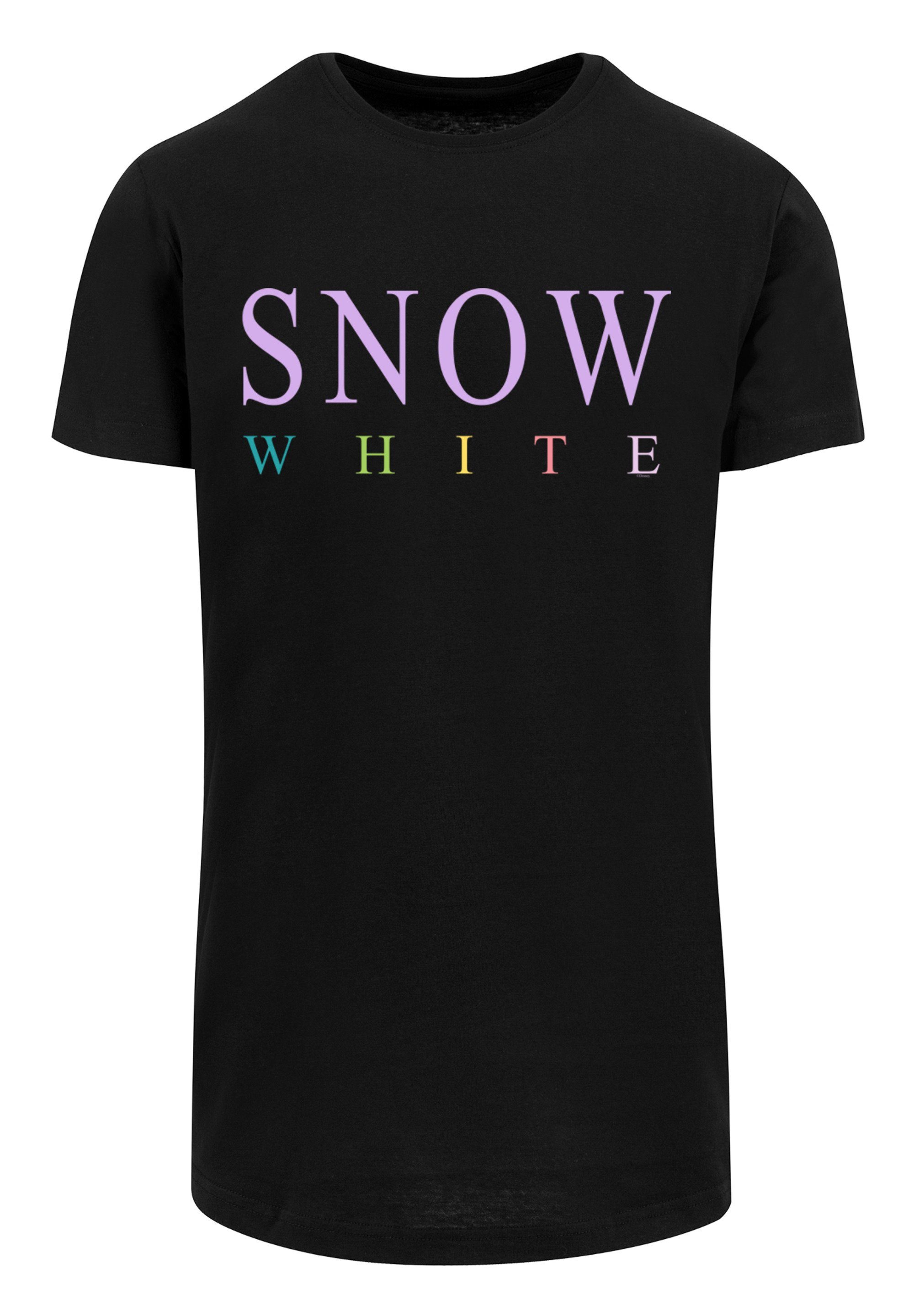 Boys White F4NT4STIC T-Shirt Snow Schneewittchen Disney schwarz Print Graphic