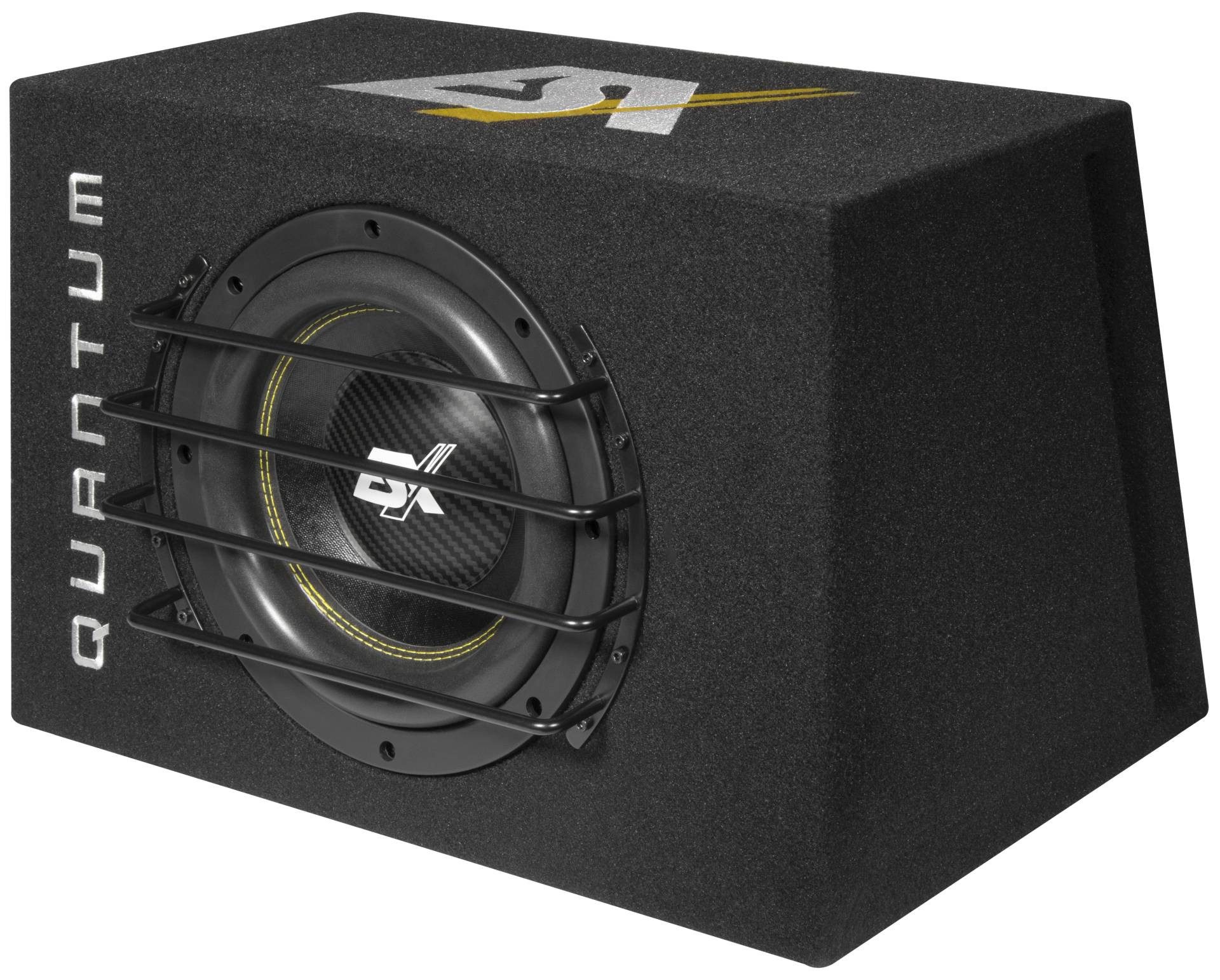 ESX QXB10 25 cm (10) Bassreflex-System Subwoofer-Gehäuse Auto-Subwoofer (400 W, max.: W 20 cm)