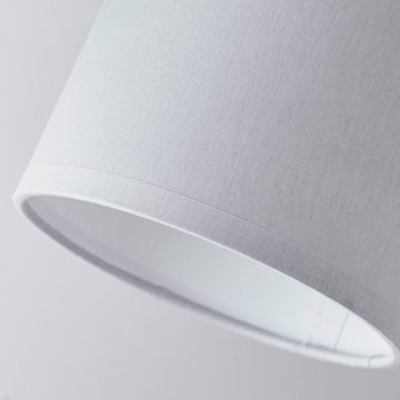 Brilliant Deckenleuchte Vonnie, ohne Leuchtmittel, Stoffschirme, 48 cm Breite, 2 x E27, Metall/Holz/Textil, grau/holz