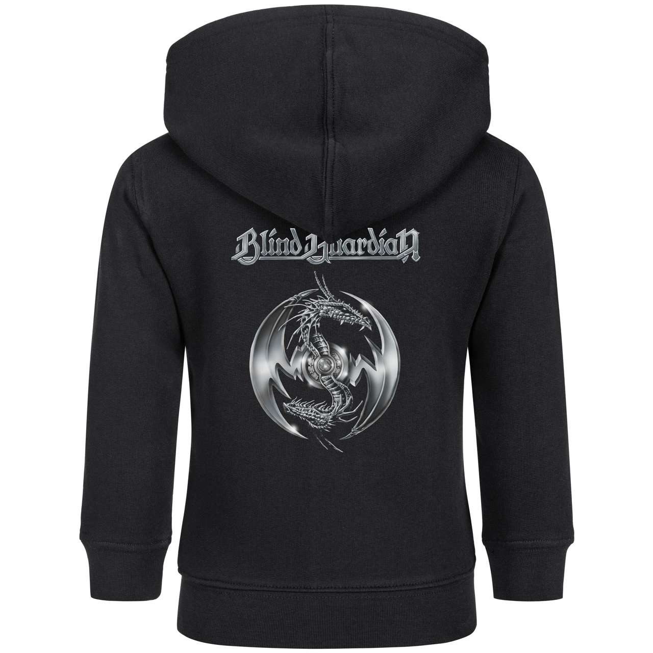 Metal Kids Kapuzensweatjacke mit Blind Guardian (Silverdragon) Aufdruck für Babys (0–24 M)