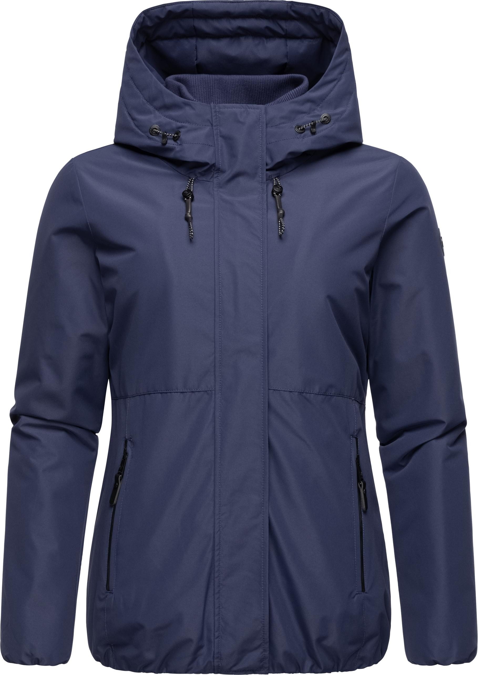 Ragwear Winterjacke Sunniva wasserdichte Winter Damen Jacke mit Teddyfell-Innenfutter