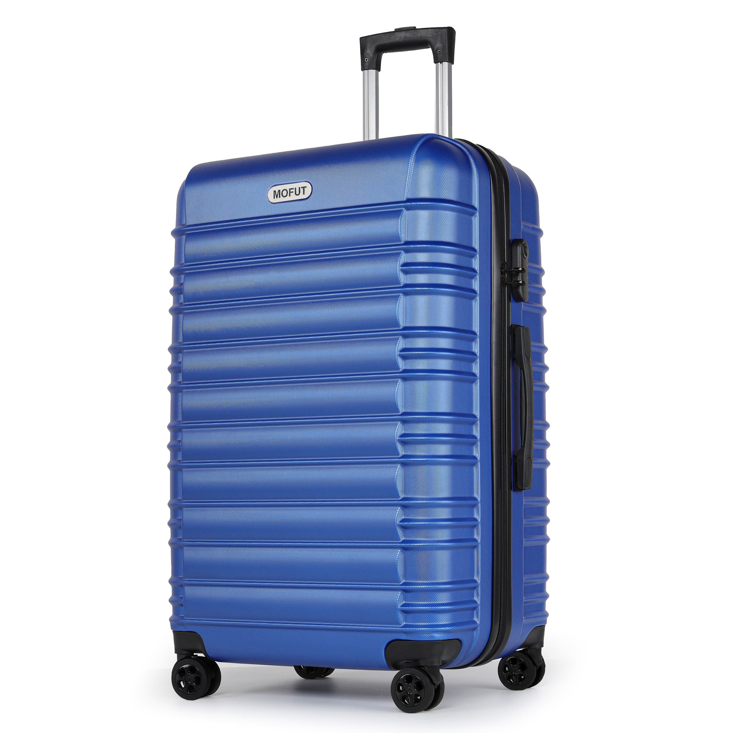 MoFut Hartschalen-Trolley Reisekoffer Trolley Großer Koffer Handgepäck Hartschale aus ABS, 4 Rollen, Trolley Handgepäck Große Kapazität mit 4 Rollen und Zahlenschloss