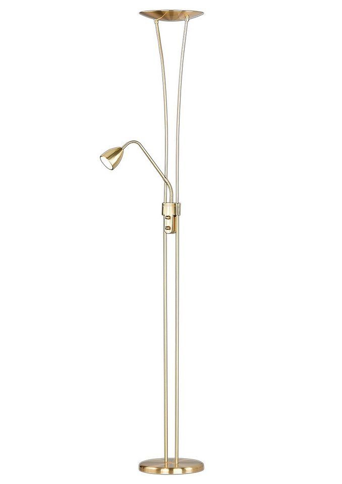 TRIO Leuchten LED Deckenfluter, Dimmfunktion, Lesearm, LED fest integriert günstig online kaufen