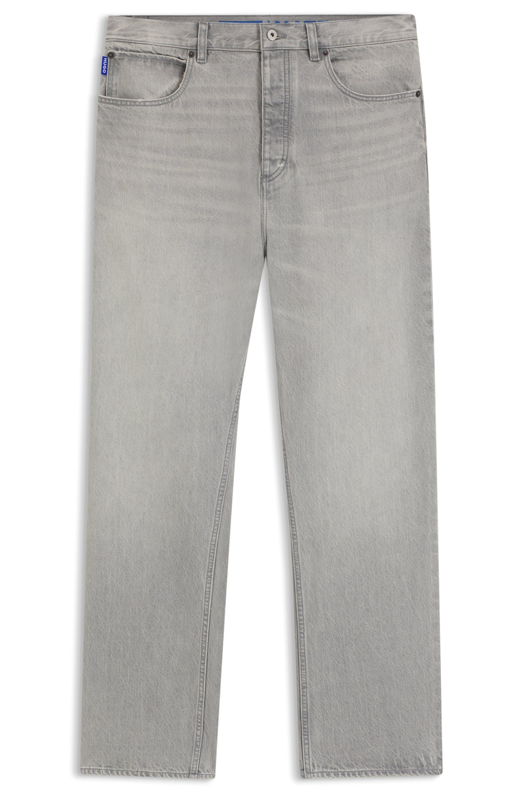 HUGO 5-Pocket-Jeans Nate Baggy Fit, mittlere Leibhöhe – Bild 4 von 5