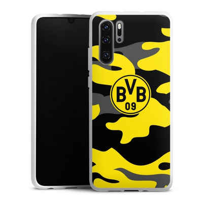 DeinDesign Handyhülle BVB Borussia Dortmund Fanartikel BVB Camo, Huawei P30 Pro New Edition Silikon Hülle Bumper Case Handy Schutzhülle