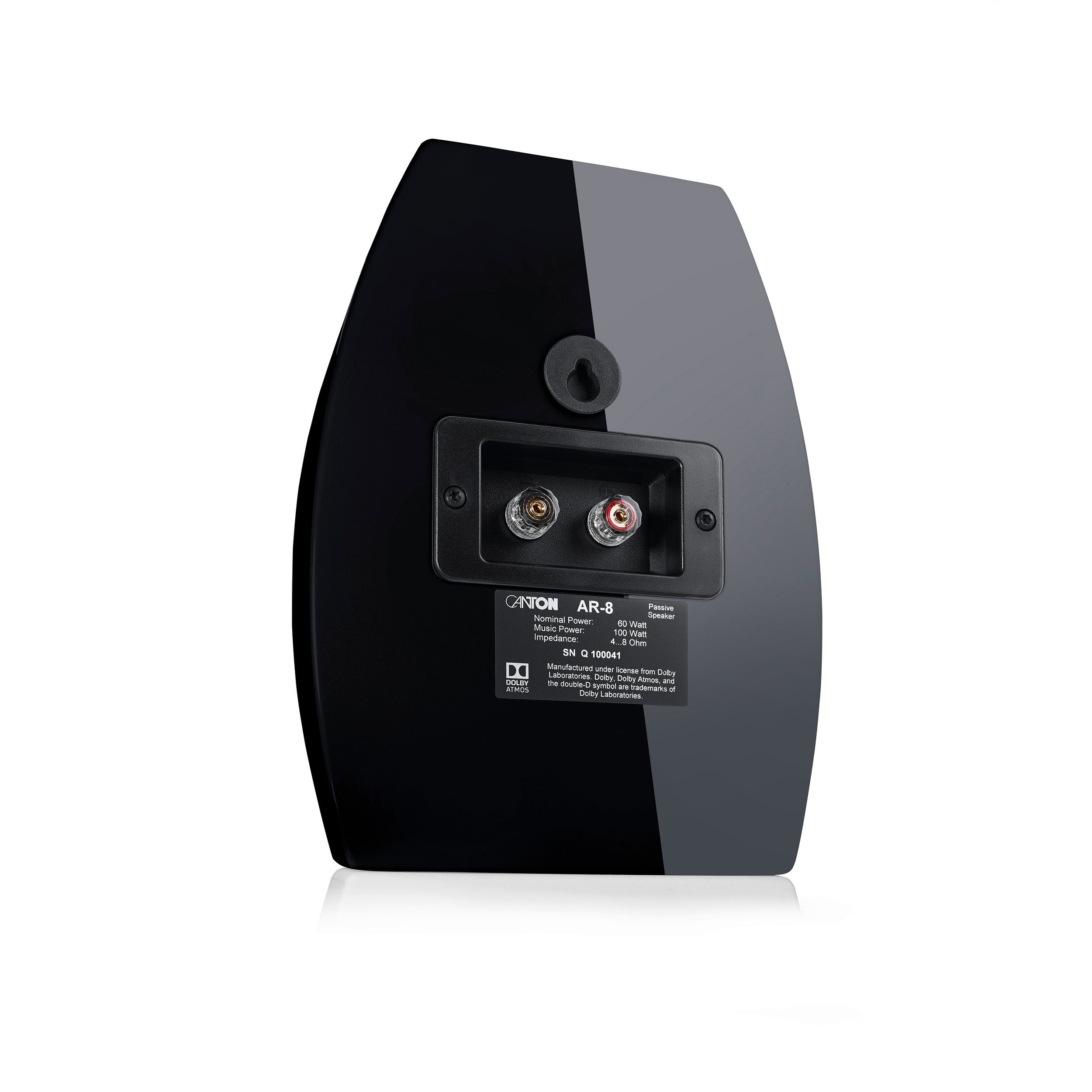CANTON AR 8 schwarz highgloss Paar Lautsprecher (n.A., 100.0 W)